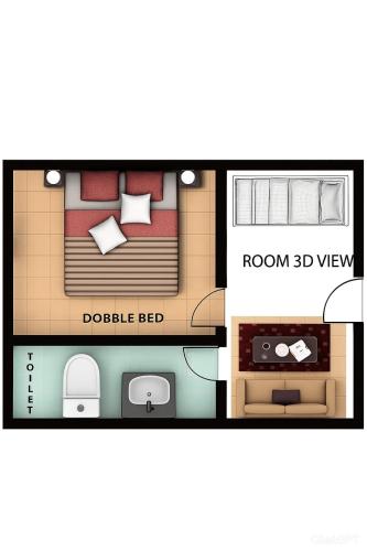 HOTEL IMERETI TBILISiの見取り図または間取り図