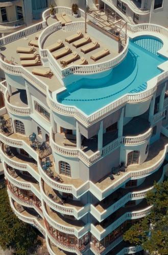 Panorama Apartment - free rooftop pool entry