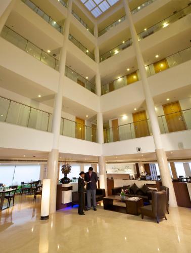 Vstupní hala nebo recepce v ubytování Peerless Hotel Hyderabad