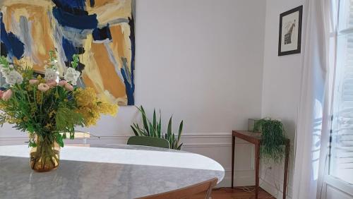 Appartement haussmannien canal Saint Martin
