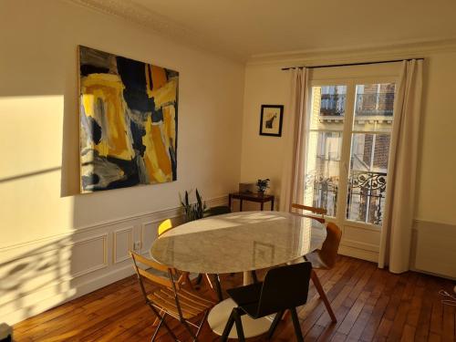 Appartement haussmannien canal Saint Martin