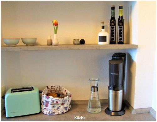 Utensilios para hacer té y café en Hafenblick Orth