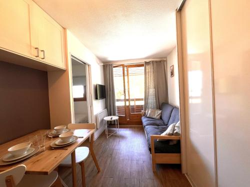 Χώρος καθιστικού στο Ski aux pieds