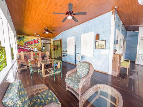 Χώρος καθιστικού στο La Guayana Hostel