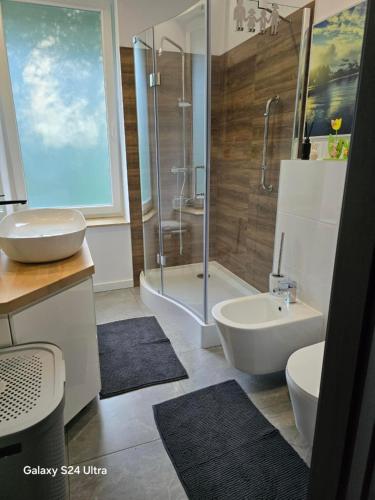 Et badeværelse på Apartamenty U Władzia