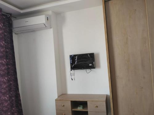 TV a/nebo společenská místnost v ubytování balkan beach resort