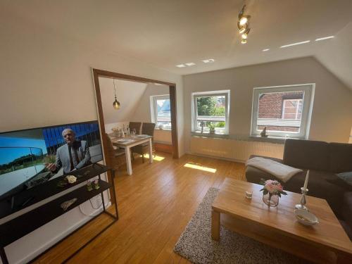 Μια τηλεόραση ή/και κέντρο ψυχαγωγίας στο Sanfte Brise-ideal für e-biker