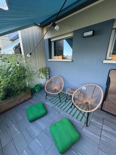 Balkón nebo terasa v ubytování Balcone al sole