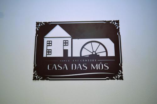 a sign for the casa das molis at Moinho do Zorrão in Manteigas