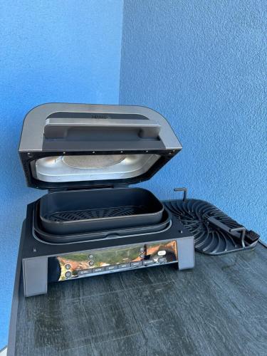 a toaster sitting on top of a table at Black Forest, relaxation, YOUR place! in Forbach