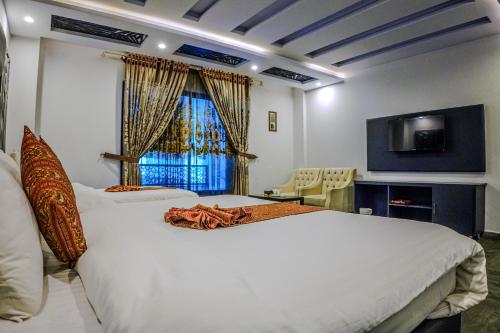 Destination Hotel Naranにあるベッド