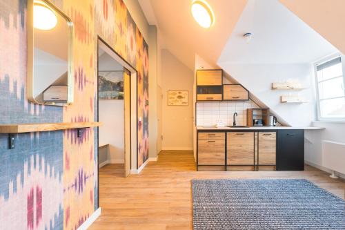 Una cocina o zona de cocina en Design Apartments Potsdam - Luise