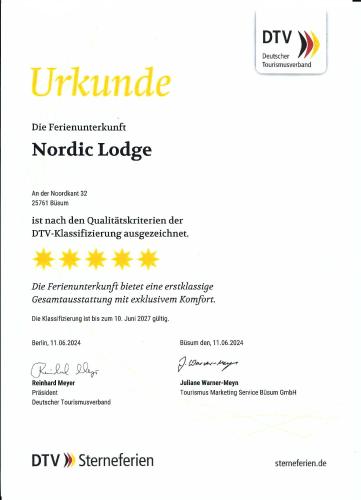 a screenshot of a website with the dmg dmg remediation nodeeper at Ferienhaus Nordseeresort 32 Nordic Lodge Büsum in Büsum