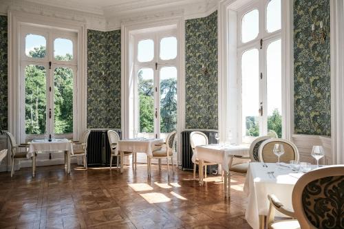 Χώρος καθιστικού στο Château De L'aubrière - Teritoria