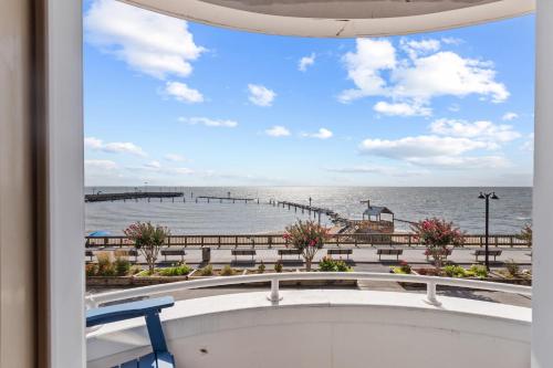 a view of the ocean from the balcony of a cruise ship at Unbelievable Beach Views For 6 in North Beach