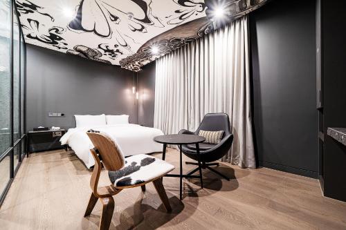 Χώρος καθιστικού στο Amare Hotel Jongno