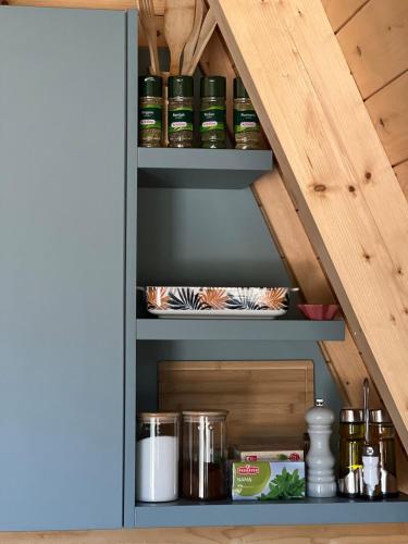 Una cocina o cocineta en Wolf Ridge Montenegro