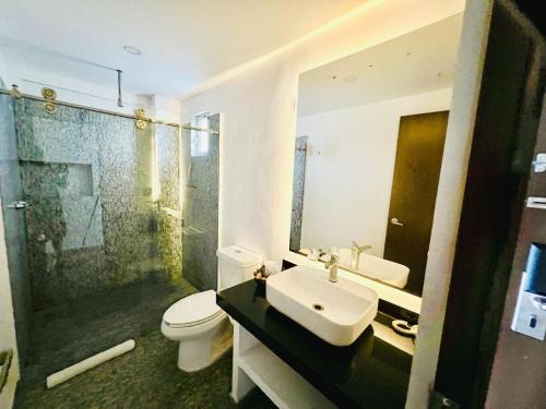 Un baño de Los Picos Hotel & Suites Bucerias
