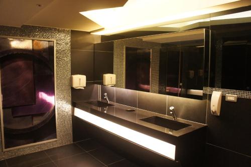 Taichung saint hotel tesisinde bir banyo