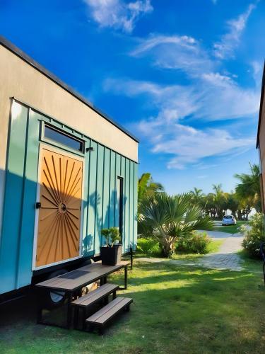 Jardín al aire libre en Tiny House