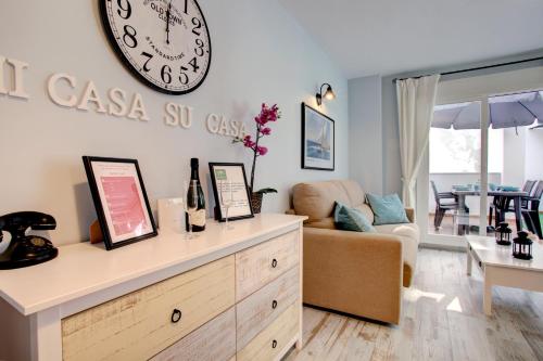 Χώρος καθιστικού στο Malaga Lodge Studio