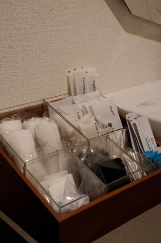 MUNAKATA Oshima Resort 宗像大島リゾートにあるキッチンまたは簡易キッチン
