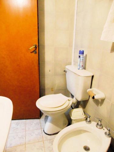 Koupelna v ubytování Casita Lucia Las Grutas