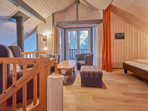 Postel nebo postele na pokoji v ubytování Familienferienhaus in Mirow