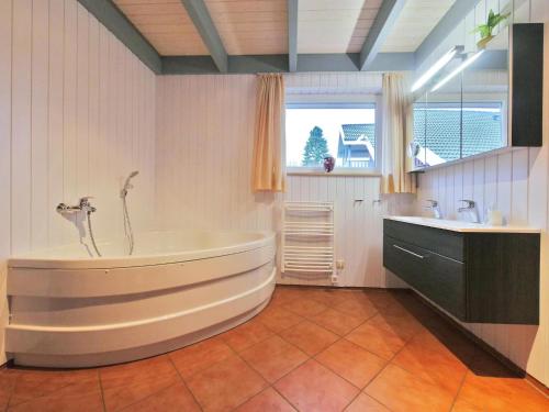 Koupelna v ubytování Familienferienhaus in Mirow