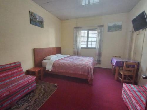 Hostel Fuentesにあるベッド