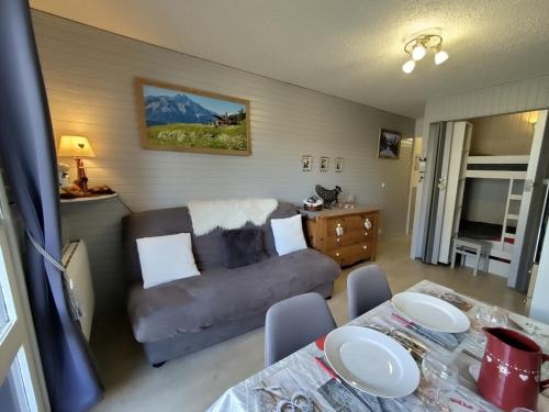 Studio cabine 2/3 pers avec grande terrasse et vue montagne à Aussois - FR-1-508B-51