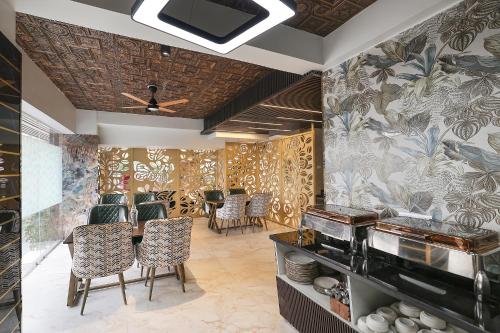 Χώρος καθιστικού στο Inn of Joy