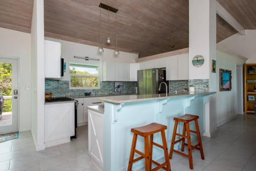 Kuchyň nebo kuchyňský kout v ubytování Ware-A-Dise - Newly Remodeled Home on Calm Caribbean home