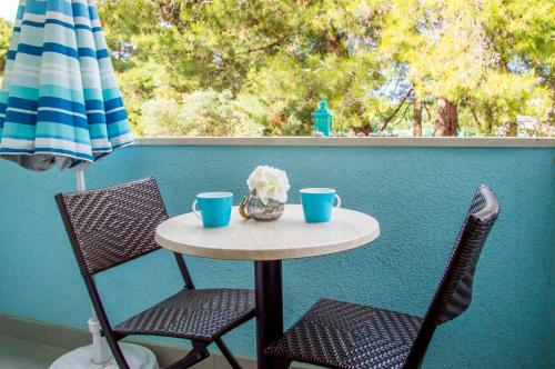 Μπαλκόνι ή βεράντα στο Apartments Punta by Sea