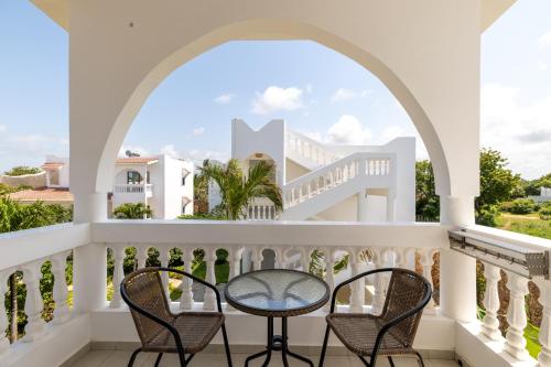 a view from the balcony of a villa at Q Boutique Resort Malindi in Malindi