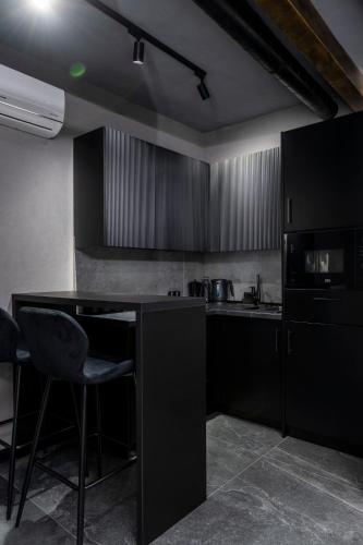 Kuchyň nebo kuchyňský kout v ubytování Jacuzzi Loft 6 Toruń