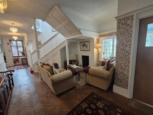 Ruang duduk di Tregarth House