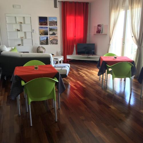 Area soggiorno di amaranto bnb