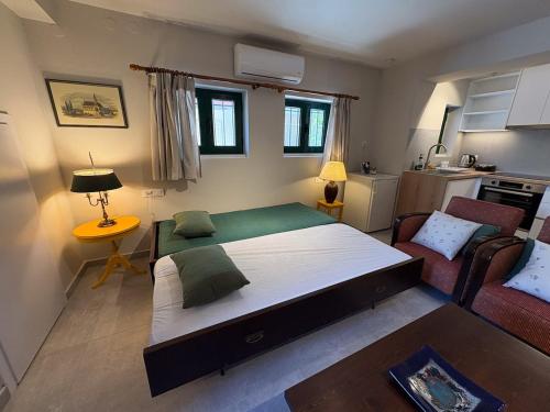 Ένα ή περισσότερα κρεβάτια σε δωμάτιο στο Melisma 1 Cosy Residence HomeSH