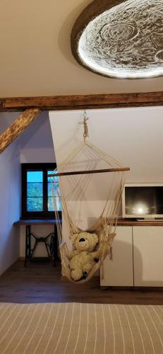 Ciechówka apartamenty Wilimyにあるシーティングエリア