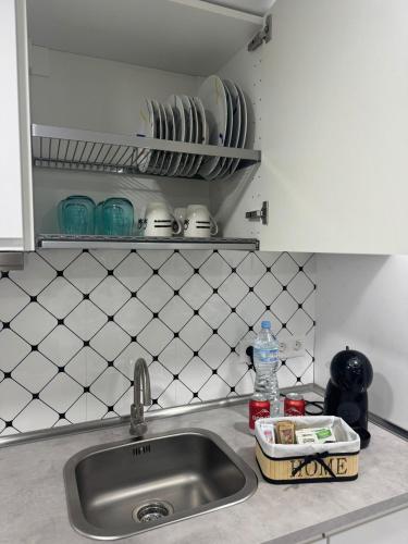 Dapur atau dapur kecil di Loft Yudy
