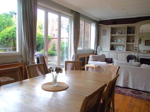 Zona d'estar a B&B Chambre Chocolat