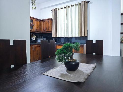 Dapur atau dapur kecil di Negombo Private Apartments