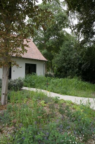 Ein Garten an der Unterkunft Meme Wiesje