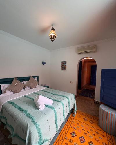 Cama o camas de una habitación en Palais Riad Berbère