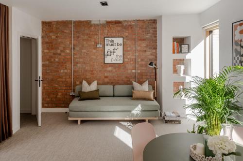 Et opholdsområde på King Street Studios