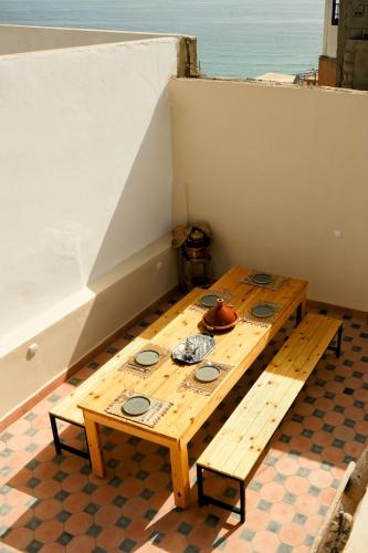 Μπαλκόνι ή βεράντα στο Dar Imim Surf House
