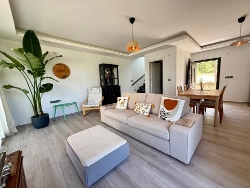 Χώρος καθιστικού στο Villa Saip - Karaburun