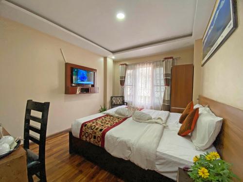 Cama o camas de una habitación en Unique Inn