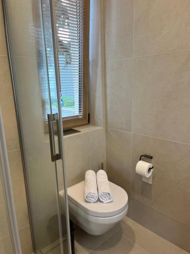 Bathroom sa Apartaments Jūratės 25